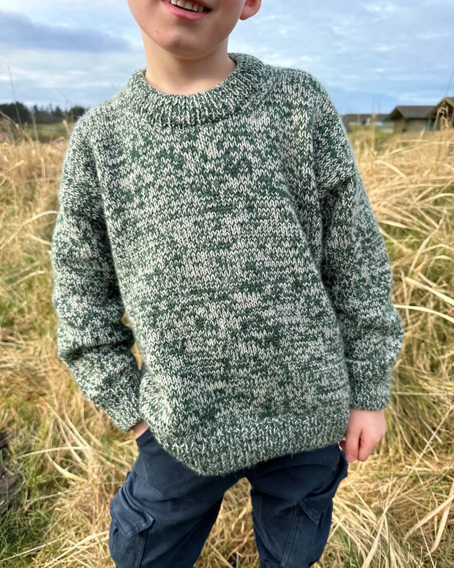 Melange Sweater Junior | Petit Knit