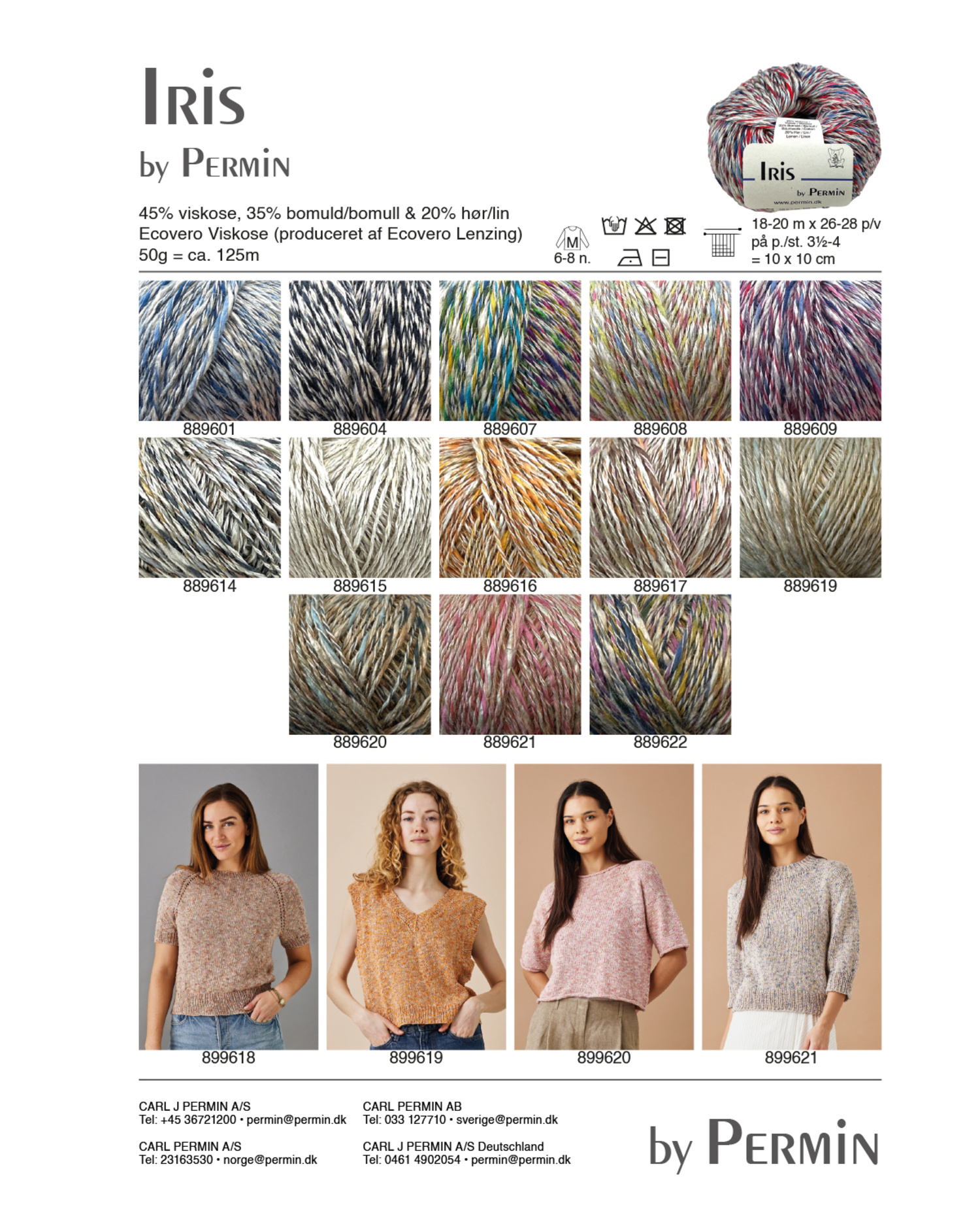 Iris Blue/Pink, 889622 | Permin