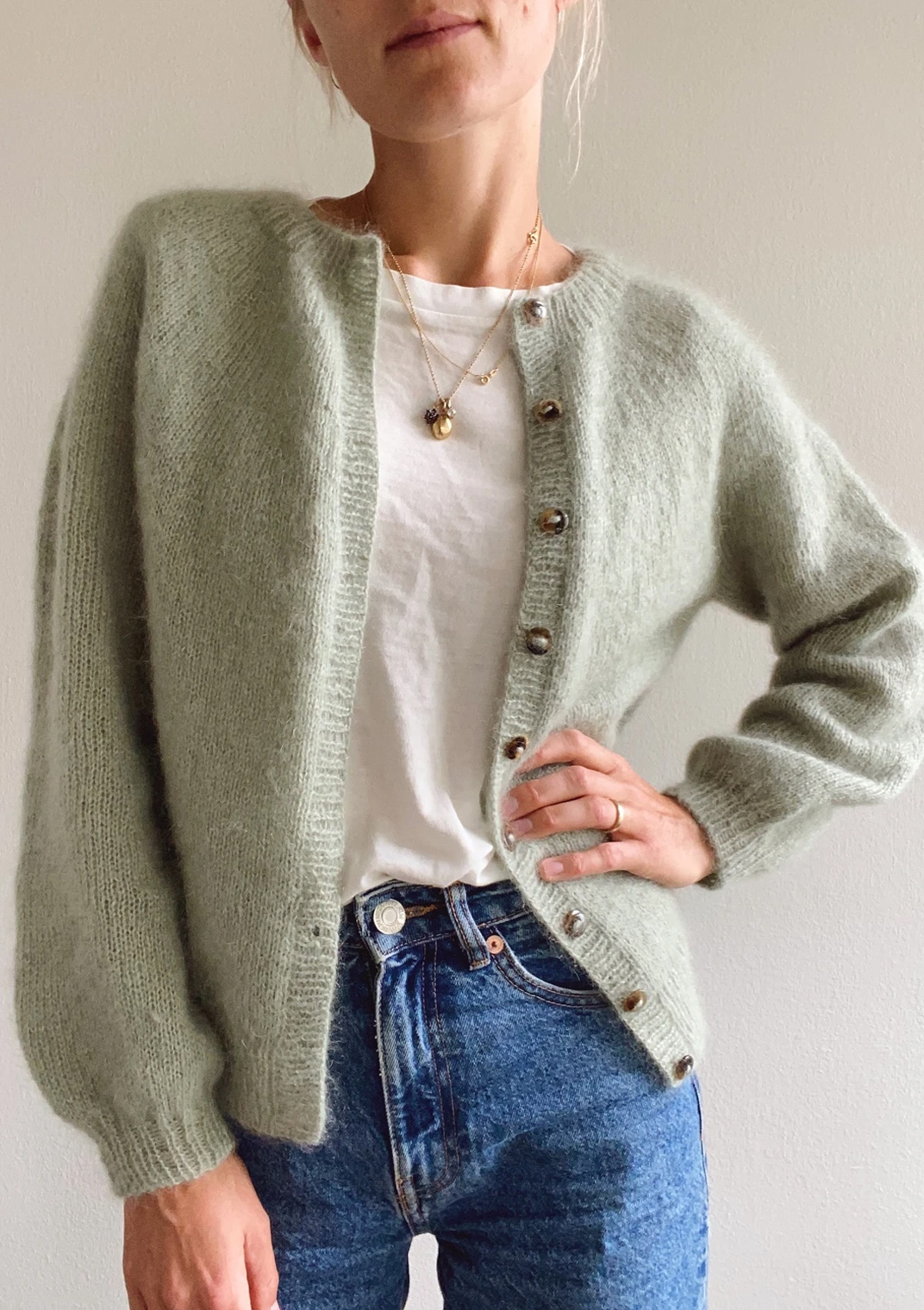 Novice Cardigan - Mohair Edition|Petit Knit