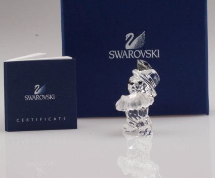 SWAROVSKI スワロフスキー クリスベア FRITZ アコーディオン Swarovski crystal Kris Bear Fritz with accordion 884452 in