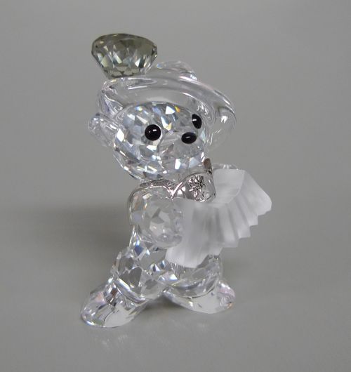 SWAROVSKI スワロフスキー クリスベア FRITZ アコーディオン New Swarovski Crystal Kris Bear Figurine, International