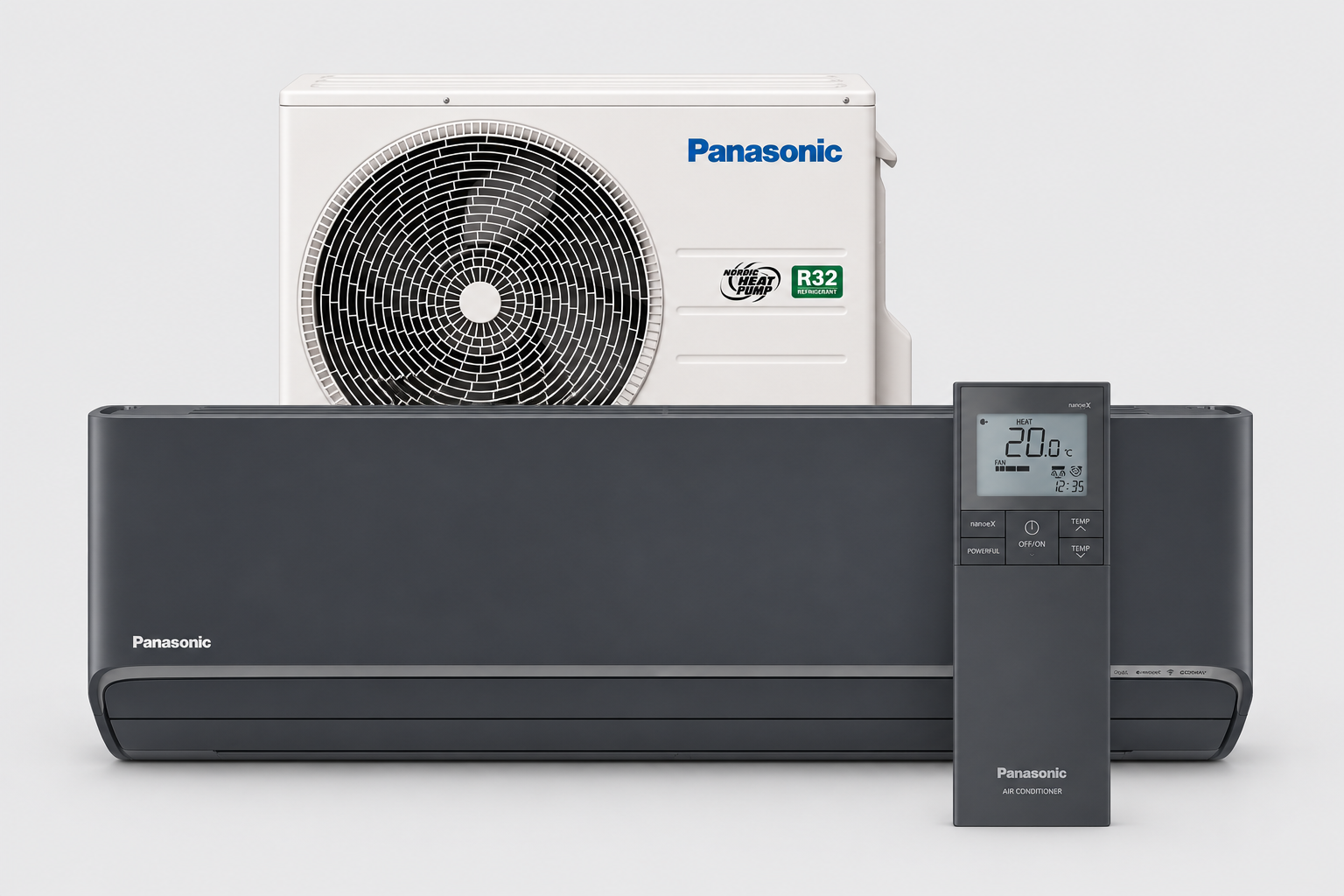 Vår bästa luftvärmepump Panasonic HZ Flagship Läs om den och alla andra Panasonic värmepumpar