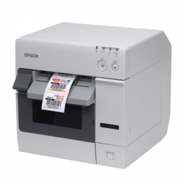Epson ColorWorks C3400, cutter, Ethernet, white