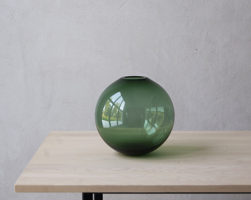 TÅNGEN - GRANGRÖNT glasklot 30 cm - 2