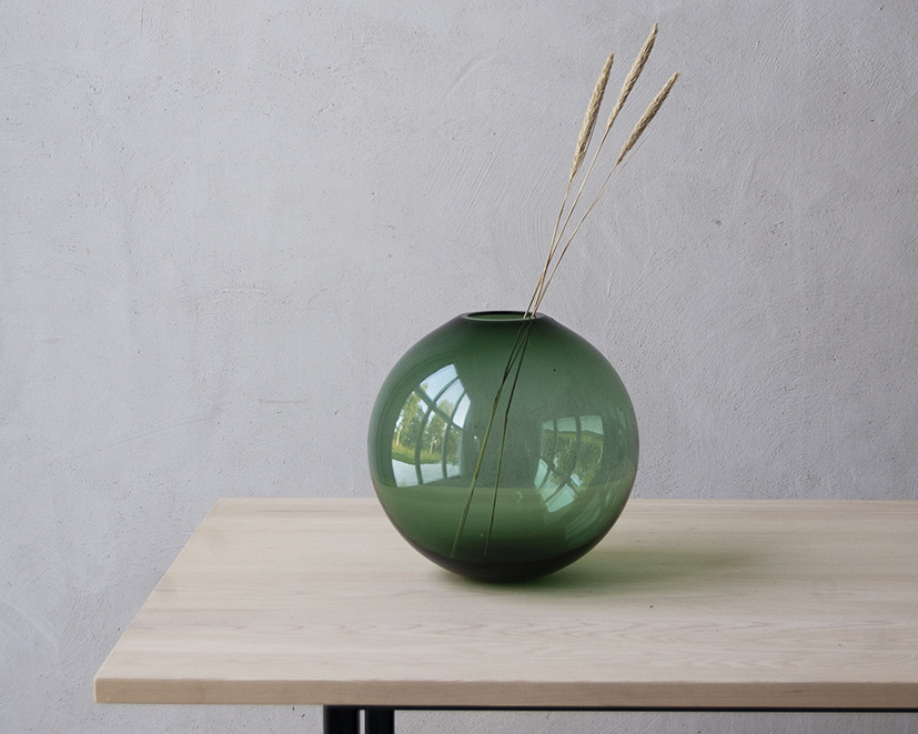 TÅNGEN - GRANGRÖNT glasklot 30 cm