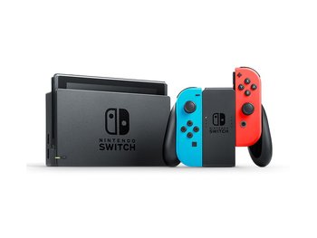 Nintendo Switch (2019) Blå/Röd