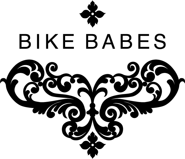 Dataskuren reflexdekal Bike Babes, svart