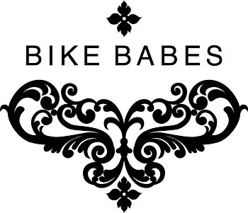 Dataskuren reflexdekal Bike Babes, svart