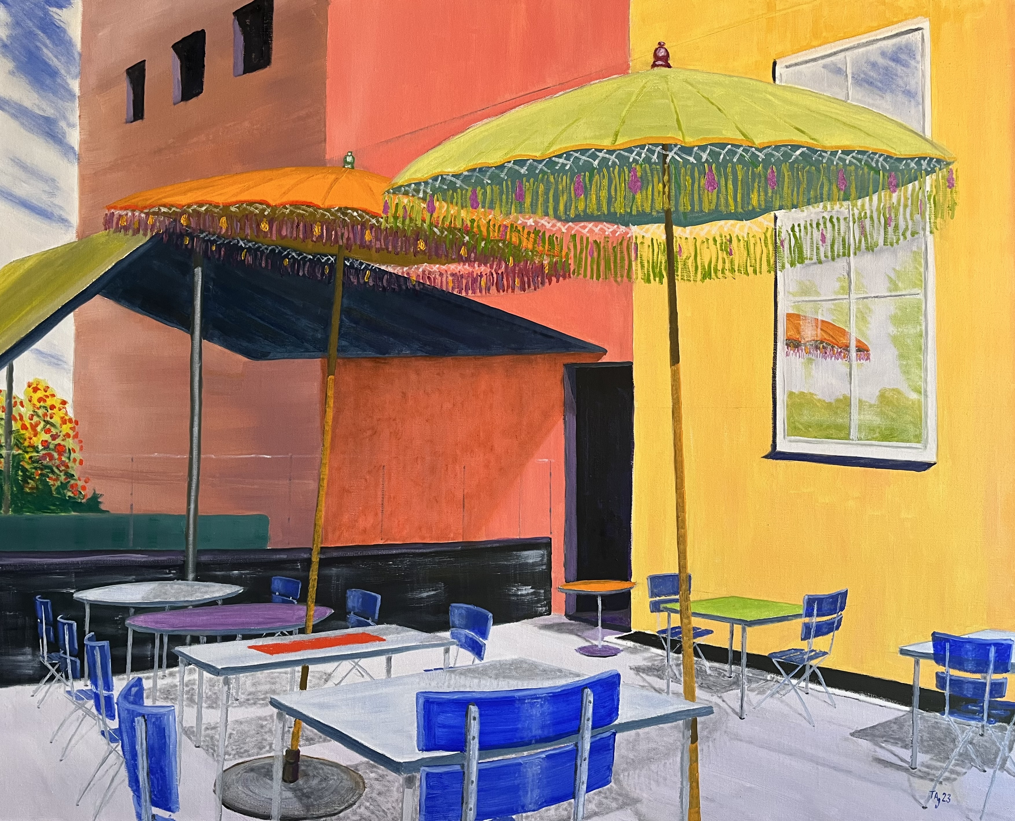 "Cafè Couleurs (= Det gamle Bageri i Drøbak)