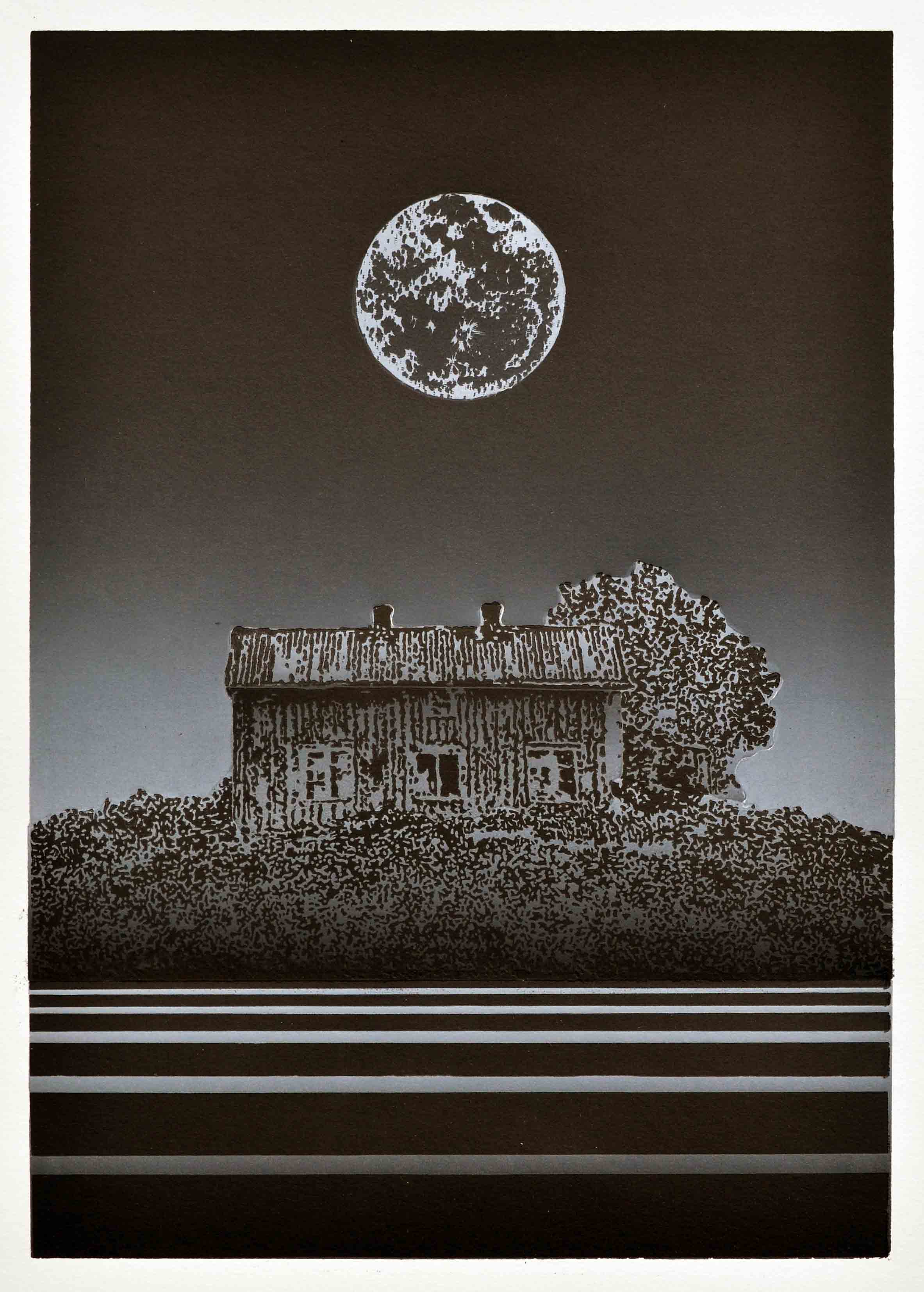 Måne over huset