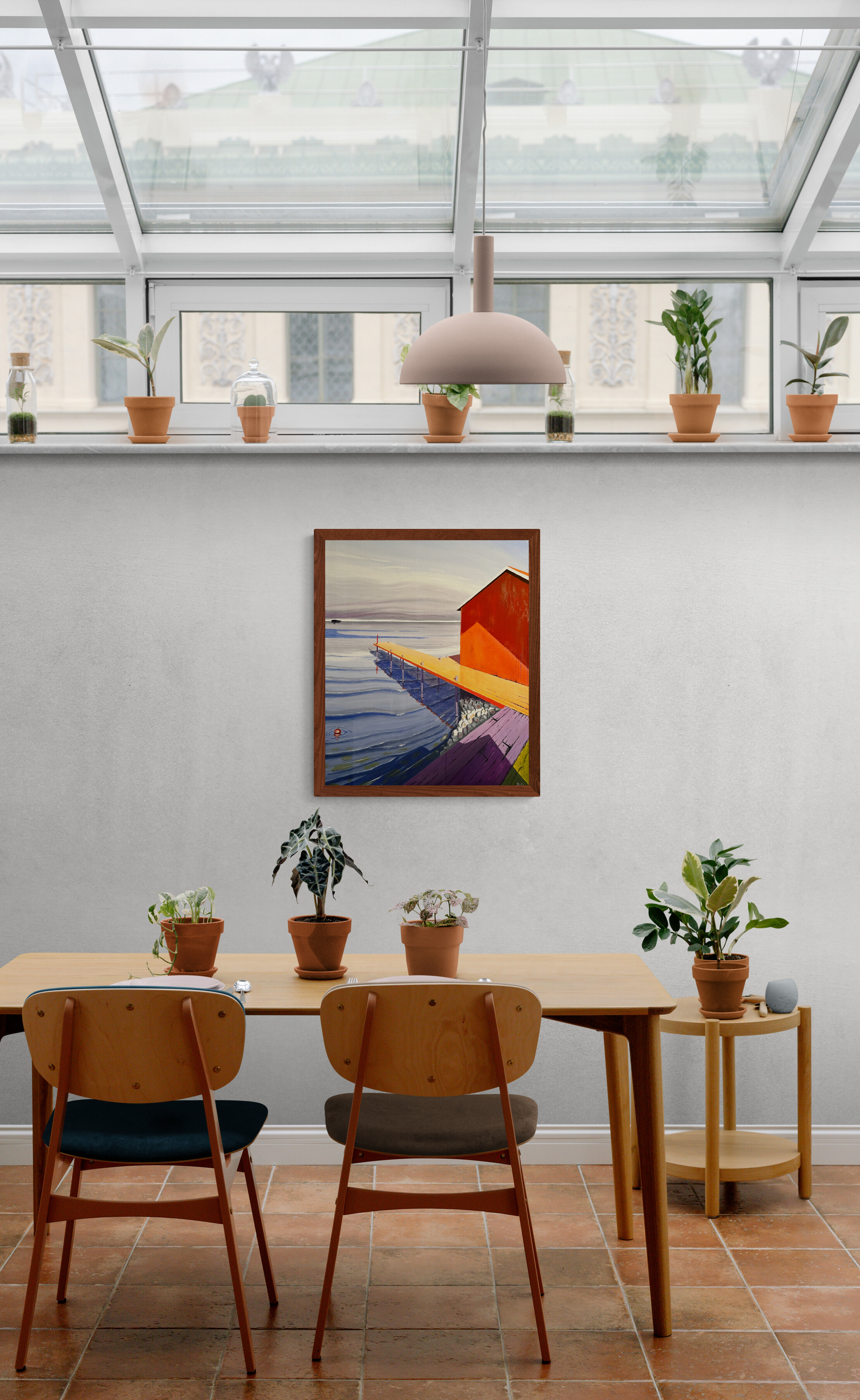 "Solskinn på Skjærgårdsbryggen II - 2