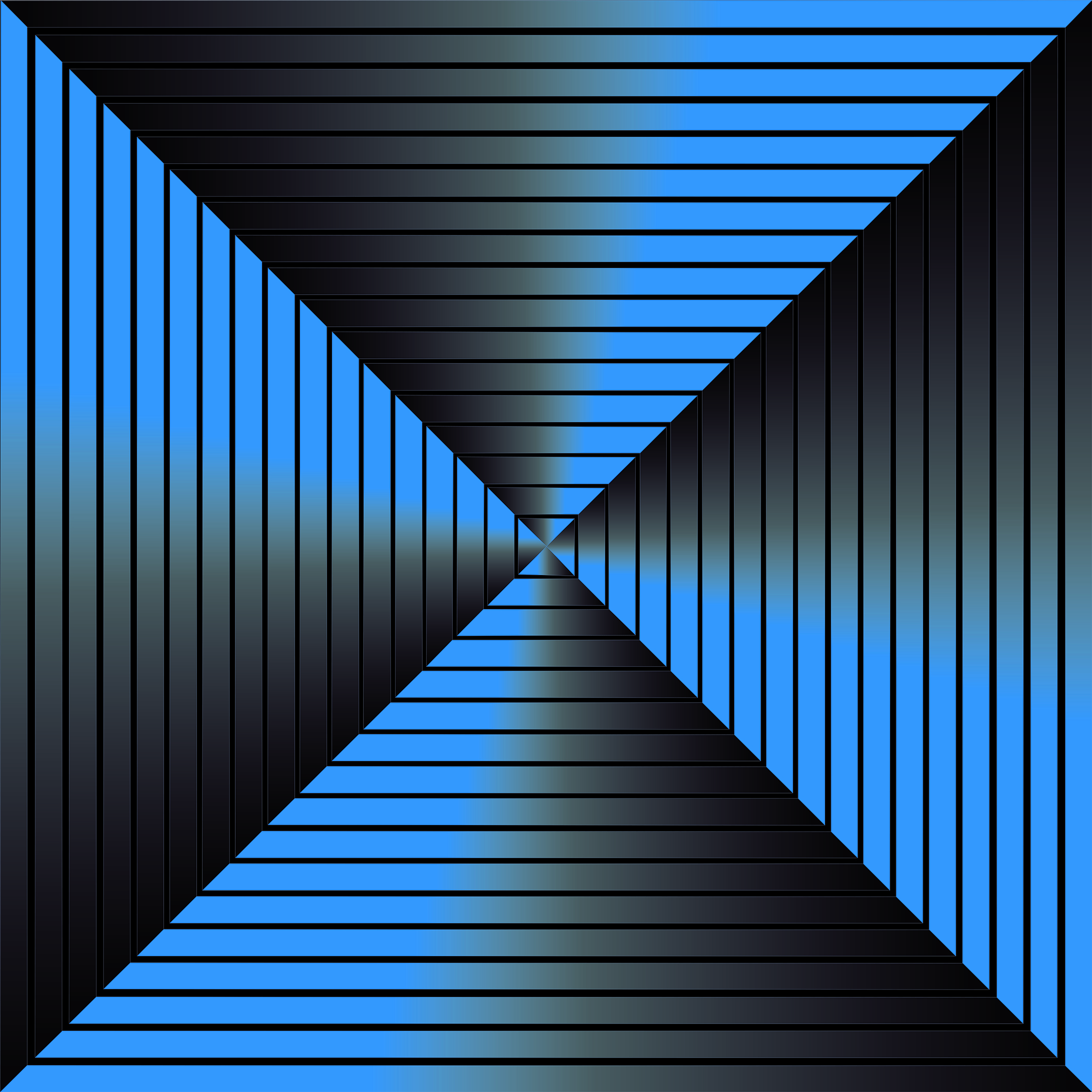 Blue shadows