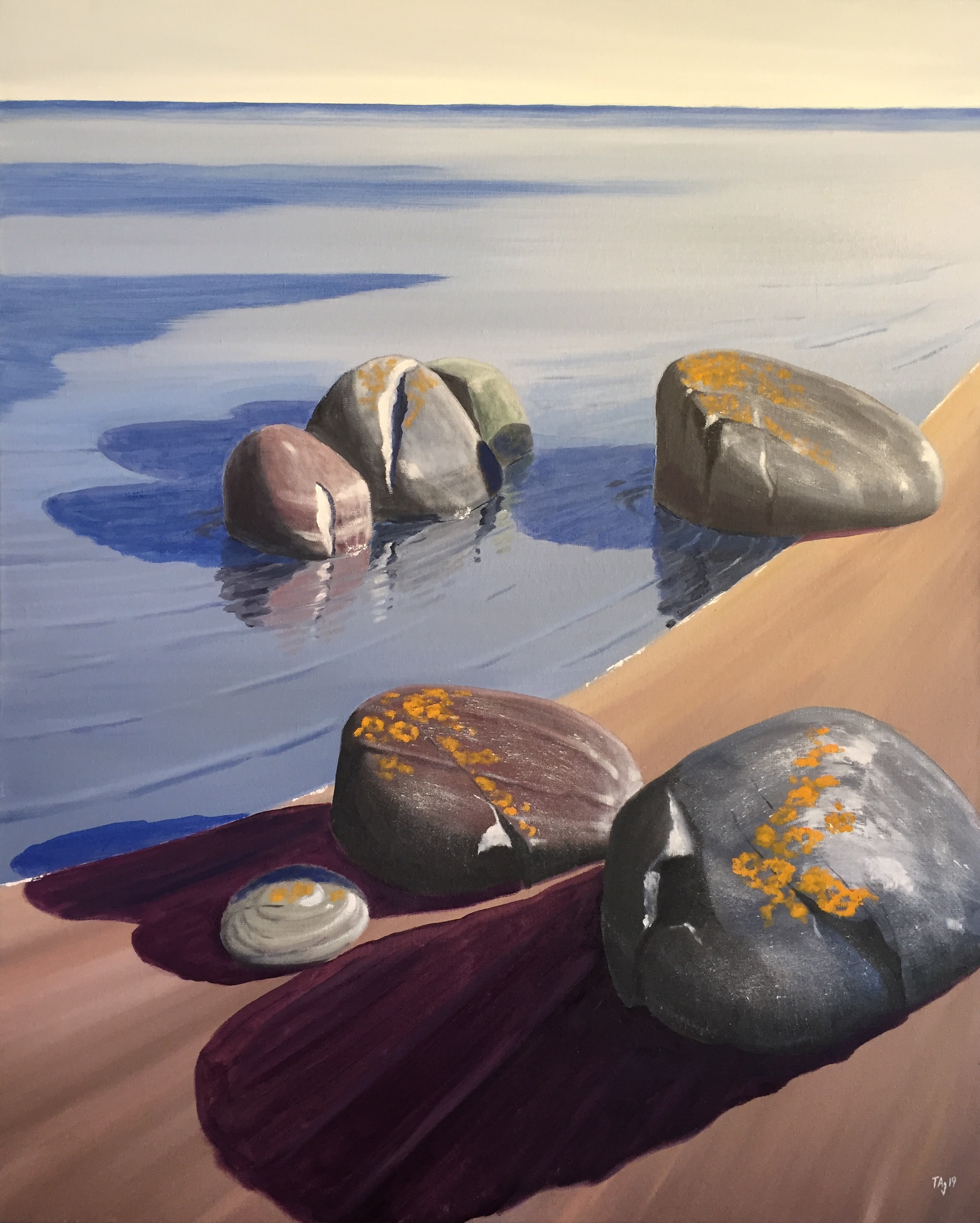 Steiner på Strand og i Vann