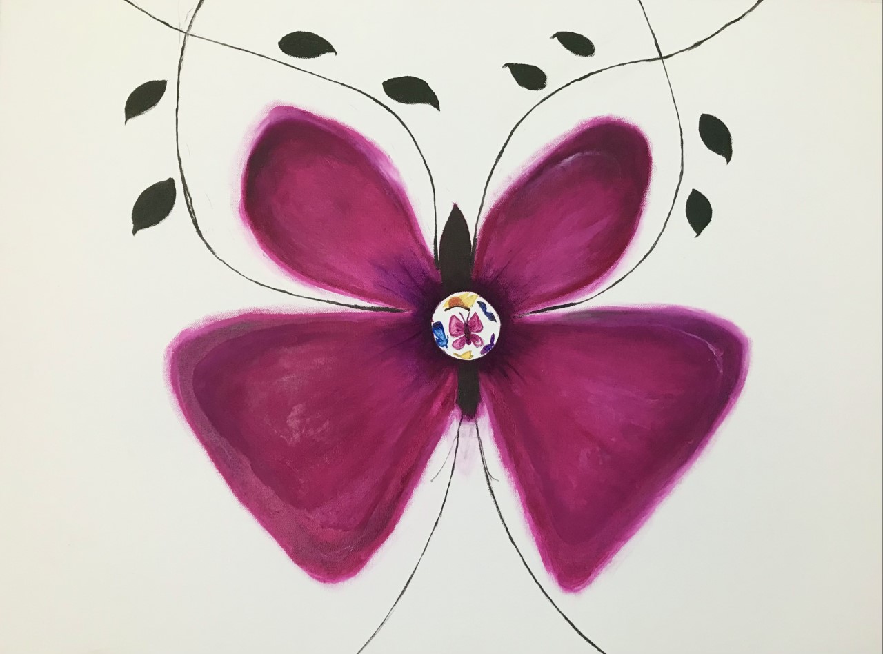 "Butterfly in a drop"