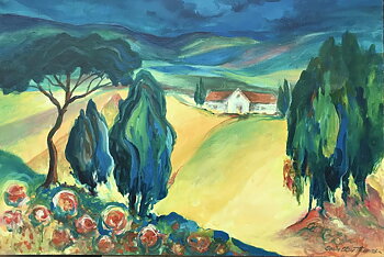 "Toscana i blått"