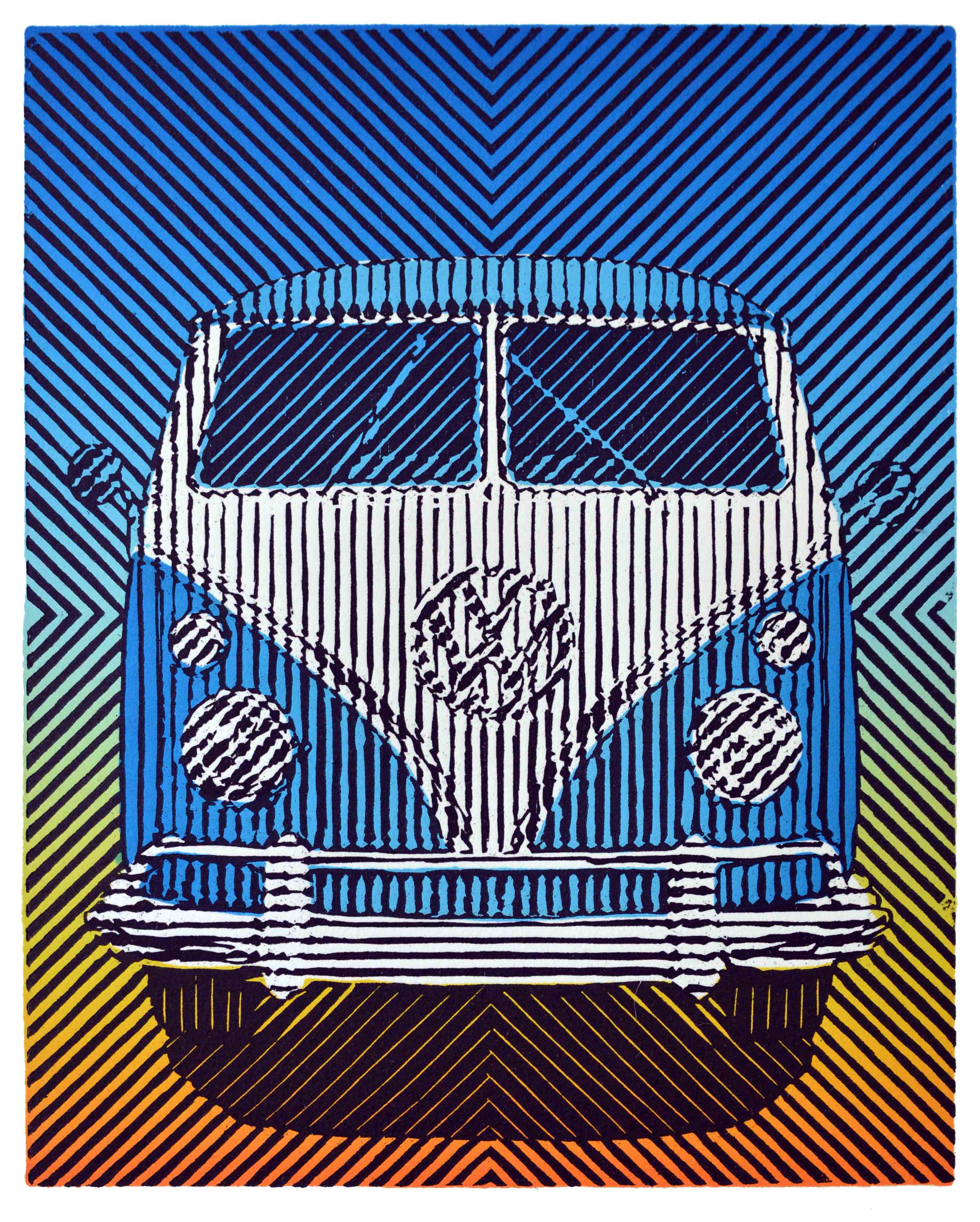Volkswagen type 2, blå