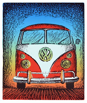 Volkswagen type 2, rød