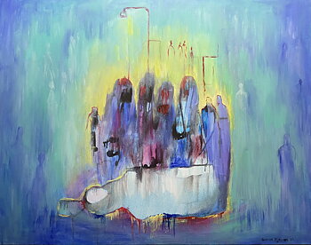 "Styrken i sorgen"  Kunstner: Grethe Kjøsnes