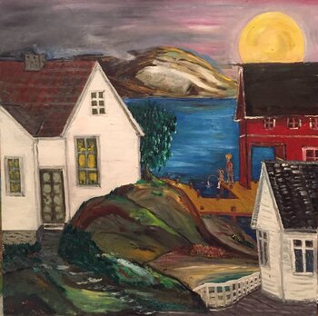 "Landsted ved fjorden"