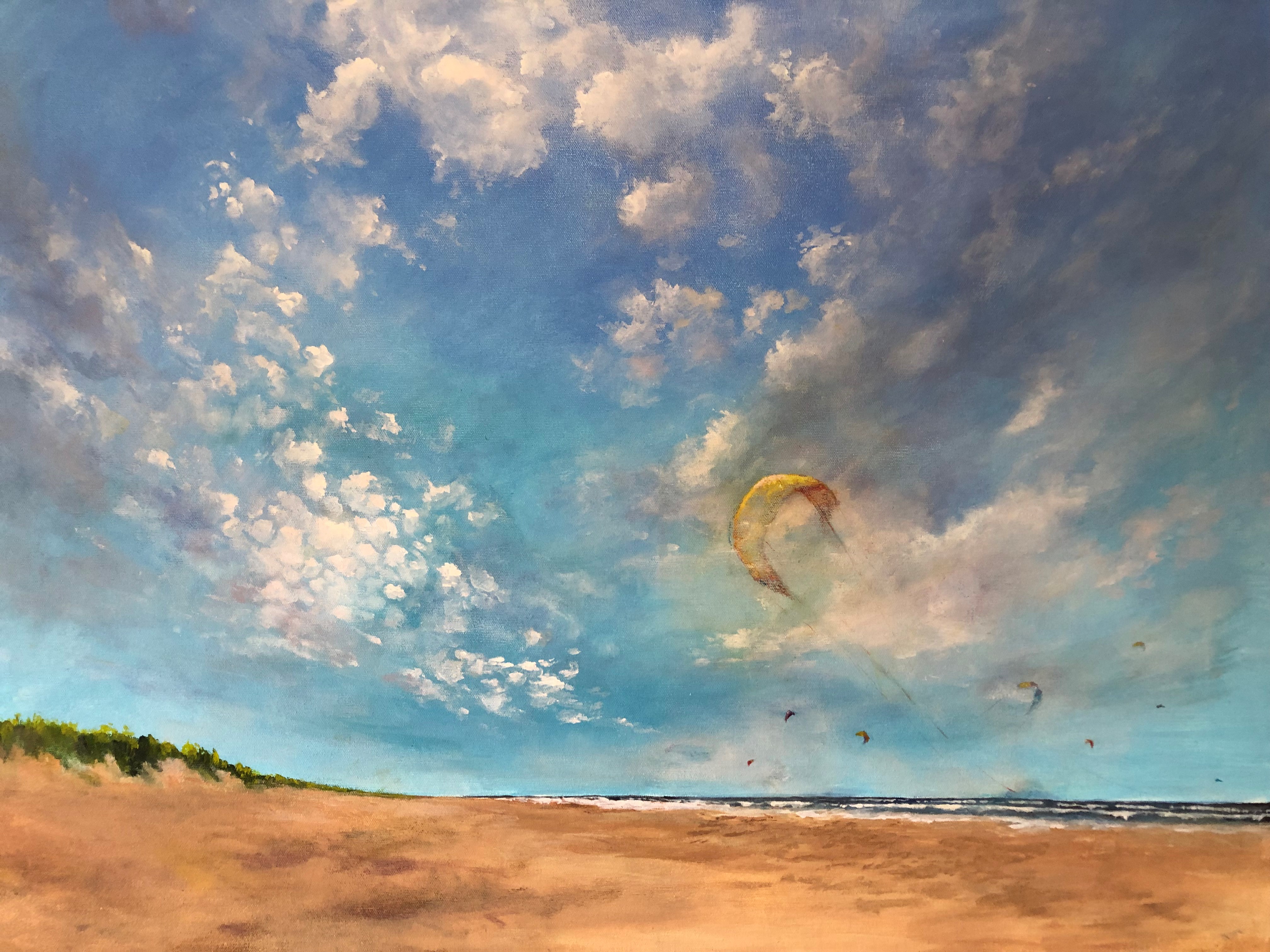 "Langs stranden"