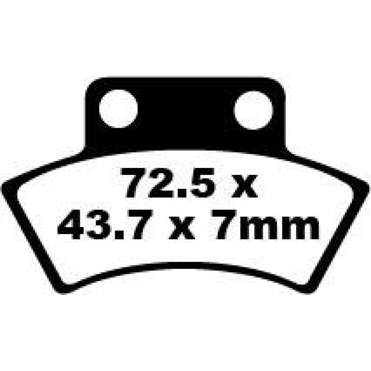 EBC handbroms belägg  - FA232TT -