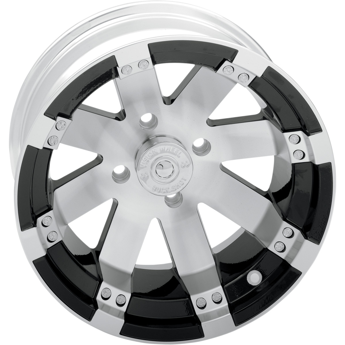 Switchback 12" på Buckshot alum fälgar 4/156 Polaris