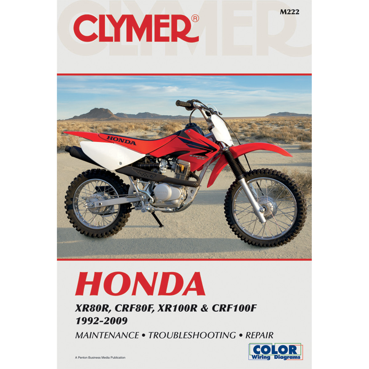 Clymer reparations handbok till  HONDA  XR80R 1992-09