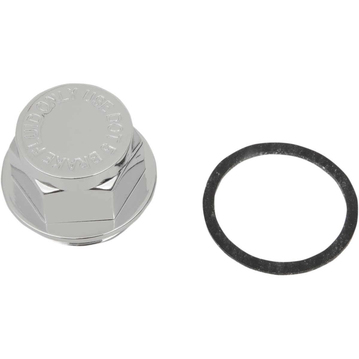 Lock till huvudbroms cylinder bak kromad