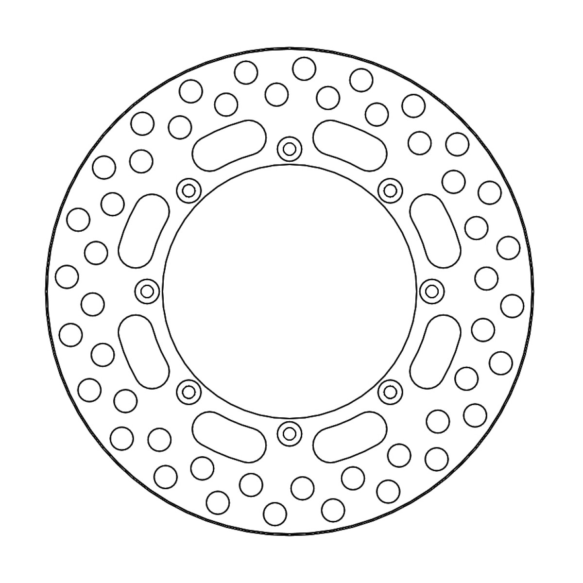 Bromsskiva fram KX 125 250 500