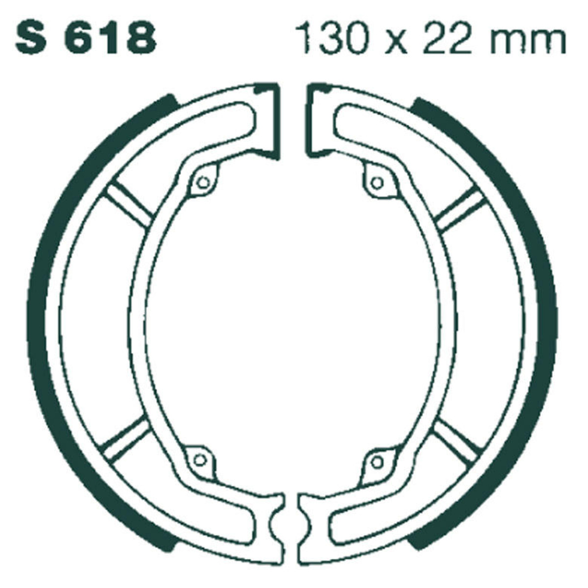 Bromsbackar bak LT-Z90 LT80 KFX80  mfl   