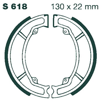 Bromsbackar bak LT-Z90 LT80 KFX80  mfl   