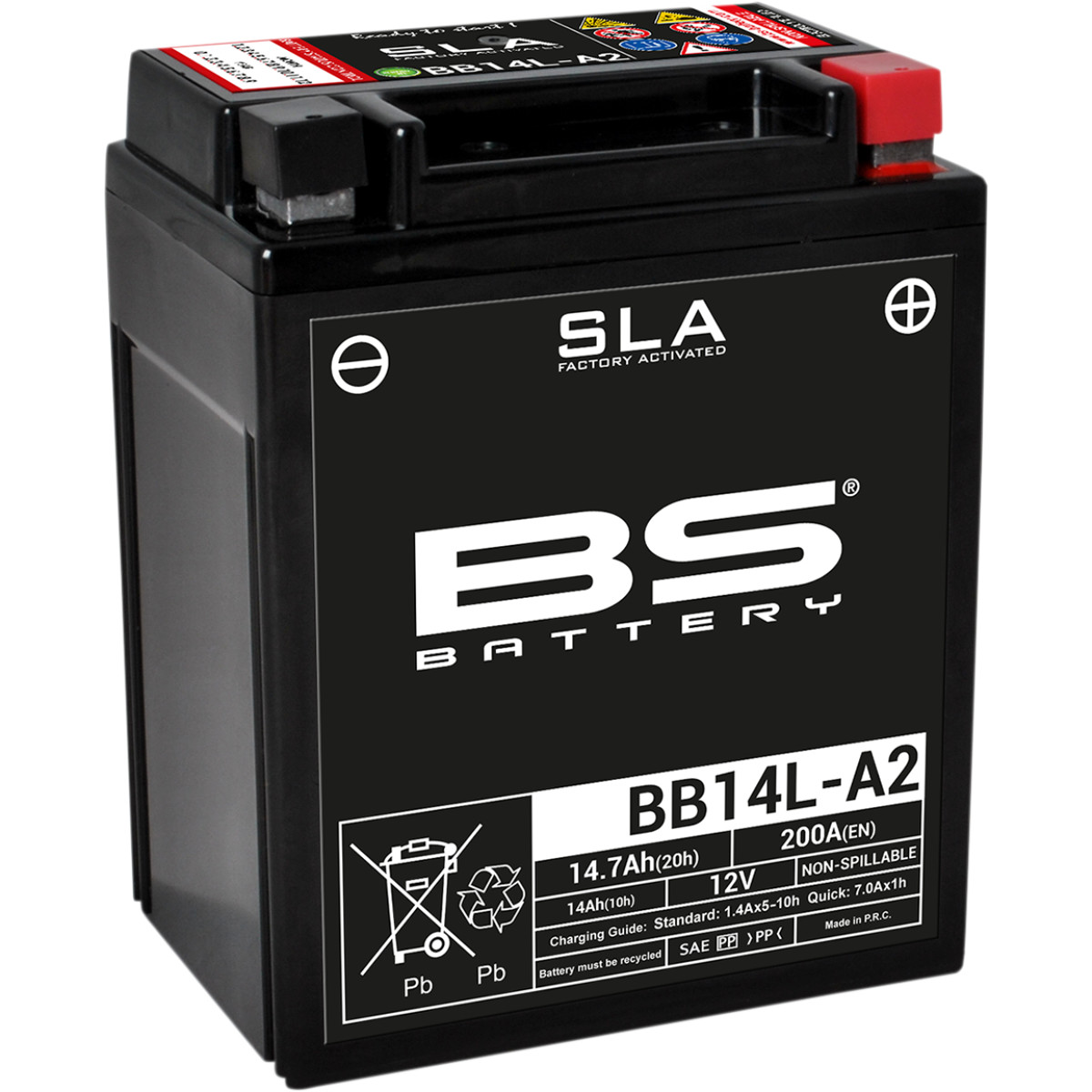 AGM Batteri BB14L-A2 SLA 12V 
