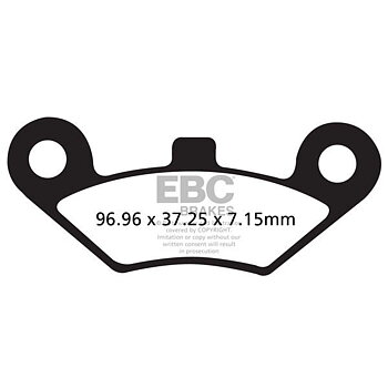 EBC  bromsbelägg CF-Moto / Goes