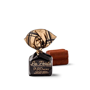 Sockerfri mjölkchokladtryffel med hasselnötter  - La Perla
