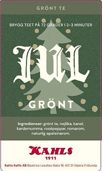 Grönt julte - Kahls