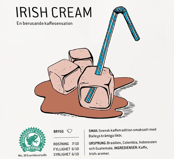 IRISH CREAM - LÖSVIKT SMAKSATT KAFFE