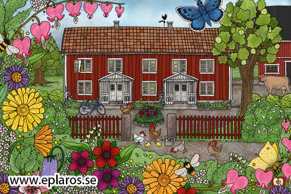 Vykort 10x15 cm En evig sommar