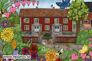 Vykort 10x15 cm En evig sommar