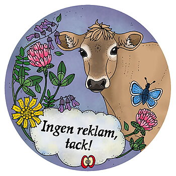 Klisterdekal - Ingen reklam Jersey