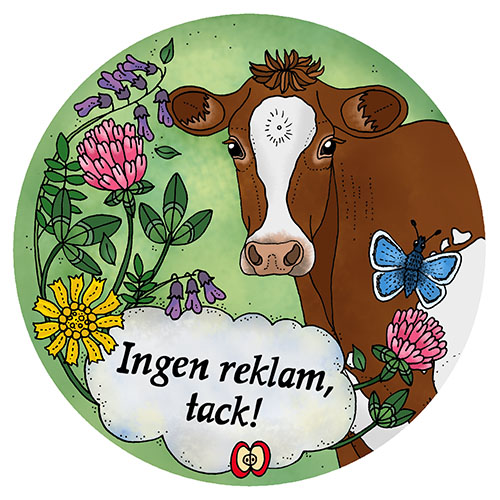 Klisterdekal - Ingen reklam SRB