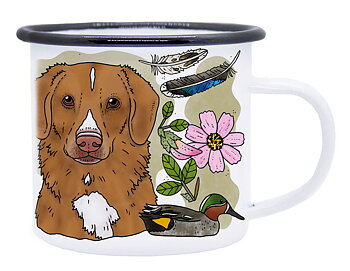 Emaljmugg - Nova scotia duck tolling retriever