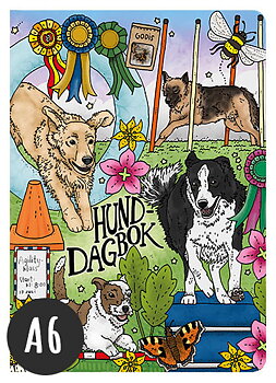 A6 Anteckningsbok Hunddagbok