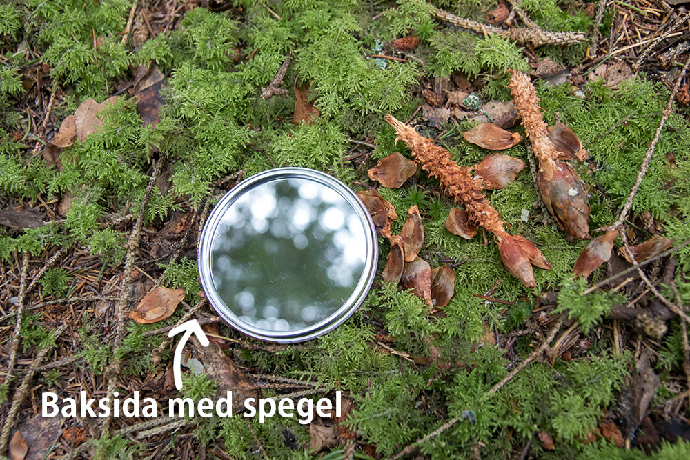 Fickspegel 7,7 cm Hönsyoga - 2