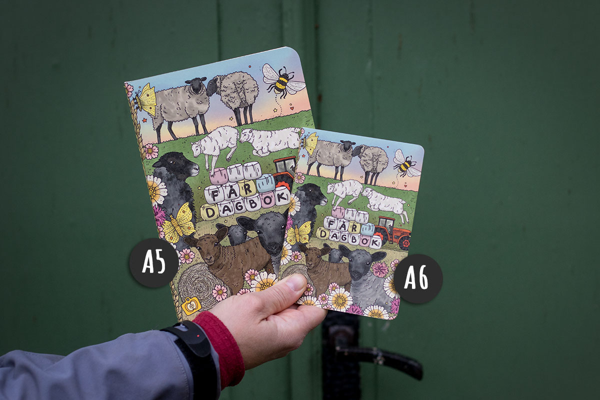 A6 Anteckningsbok Fårdagbok - 2