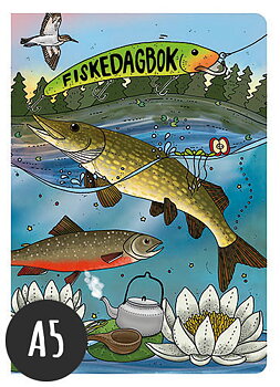 A5 Anteckningsbok Fiskedagbok