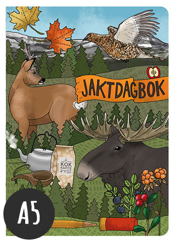 A5 Anteckningsbok Jaktdagbok