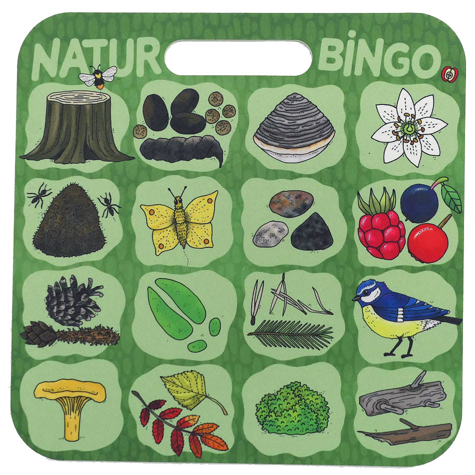 Sittunderlag - Naturbingo