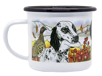Emaljmugg - Engelsk setter
