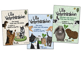 Lilla veterinärskolan - Tre böcker!