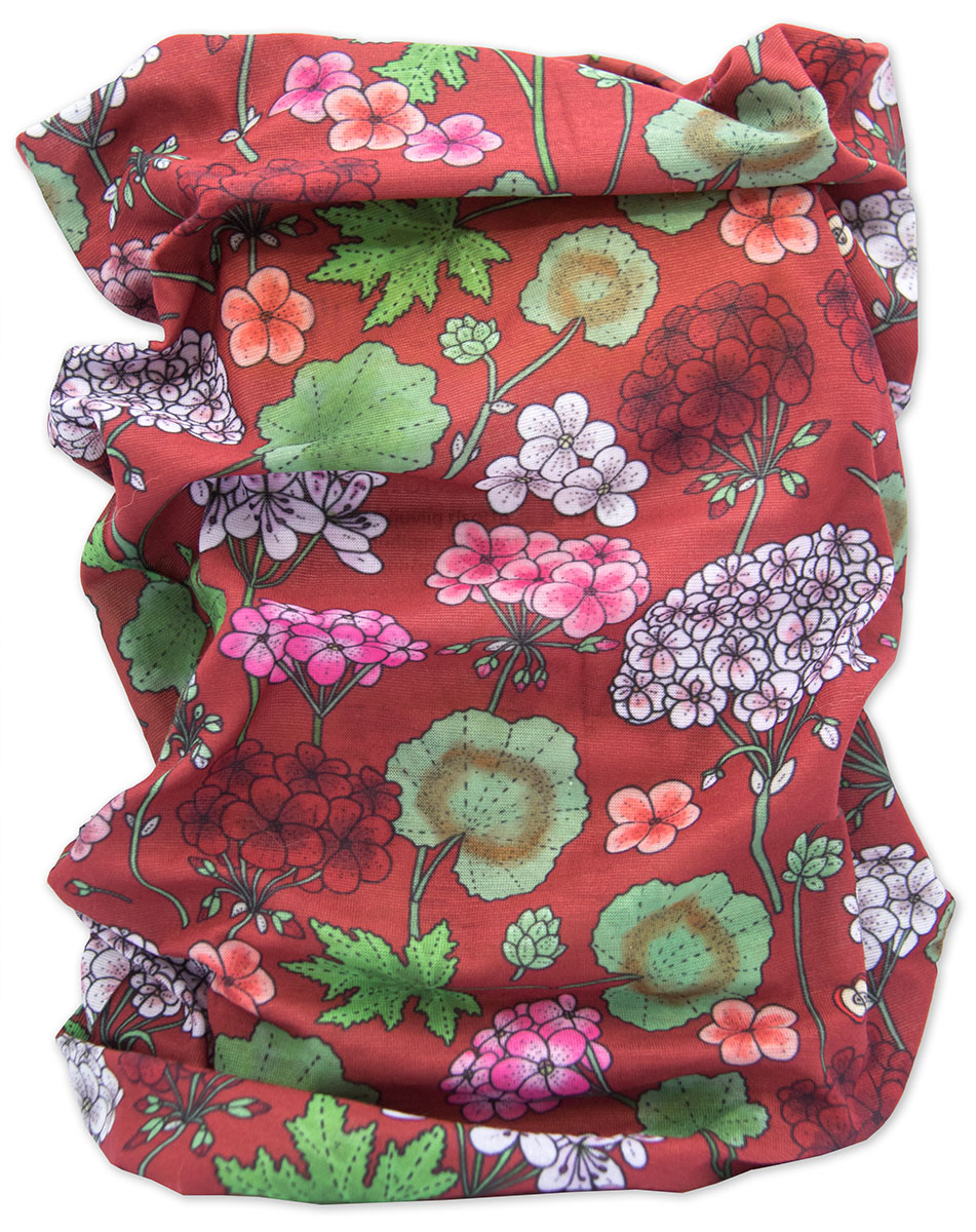 Tub / multiscarf Pelargoner
